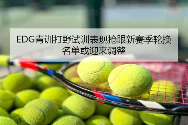 EDG青训打野试训表现抢眼新赛季轮换名单或迎来调整